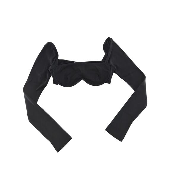 Princess Polly Becca Long Sleeve Crop Top 4 - Picture 3 of 11